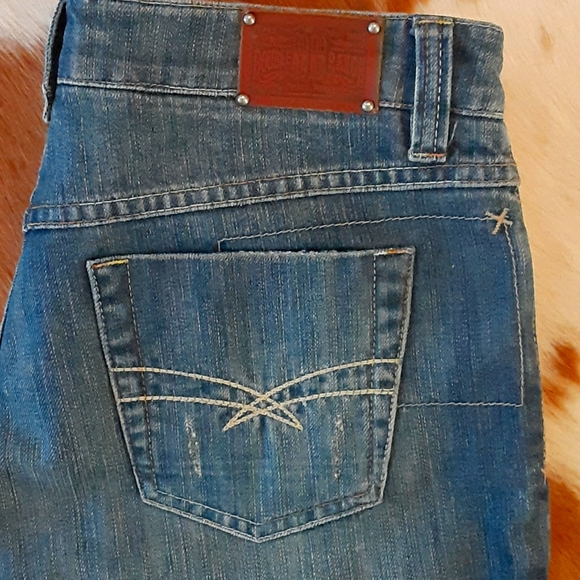Double D Ranch Denim - DOUBLE D RANCH Distressed Jeans sz 10